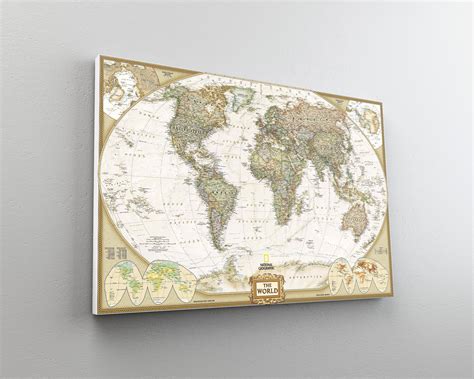 World Map Canvas Print