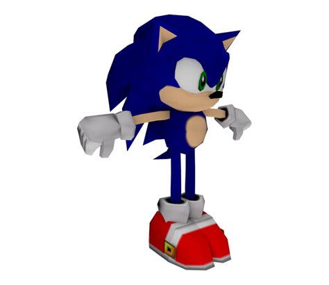 GameCube - Sonic Adventure DX: Director's Cut - Sonic (Dreamcast) - The Models Resource