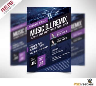 Music Event Flyer Template Free PSD | PSDFreebies.com