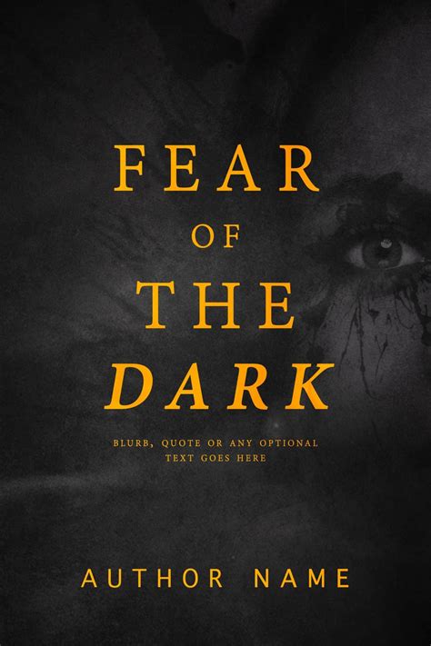 Fear Of The Dark - The Book Cover Designer