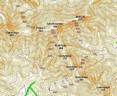 La escala en los mapas topográficos