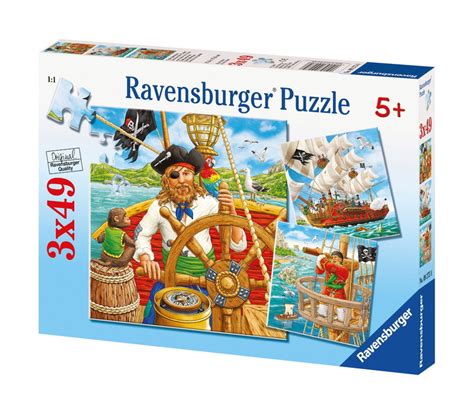 Ravensburger 3x49 Piece Jigsaw Puzzles - Pirates | Board Game | at Mighty Ape NZ