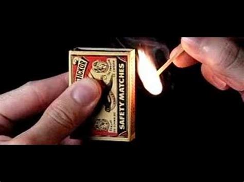 Striking a match 300FPS - YouTube