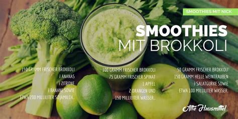 5 leckere Smoothie mit Brokkoli Rezepte Die kennst DU garantiert noch ...