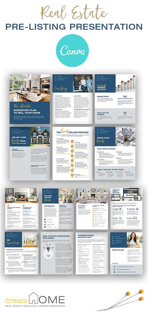 Design & Templates Stationery Realtor Presentation Listing Packet Realtor Guide Seller Guide ...