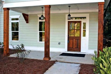 cedar columns cedar post for front porch columns cedar columns white house | Porch design ...