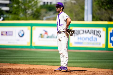 LSU Baseball Throwback Uniform — UNISWAG