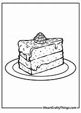 Cake Food Coloring Pages sketch template