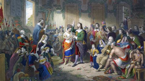 Pocahontas marries John Rolfe | April 5, 1614 | HISTORY