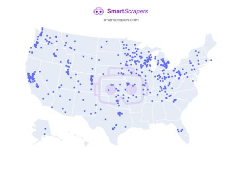 Numbers of A&W Restaurants in United States | SmartScrapers