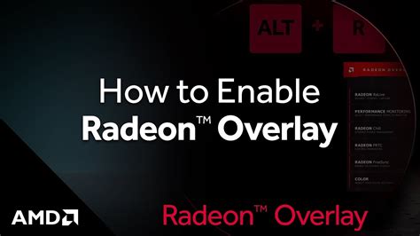 Radeon™ Overlay: How to Enable - YouTube