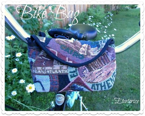 Bike Bag DIY | Bike bag pattern, Bike bag, Bicycle bag