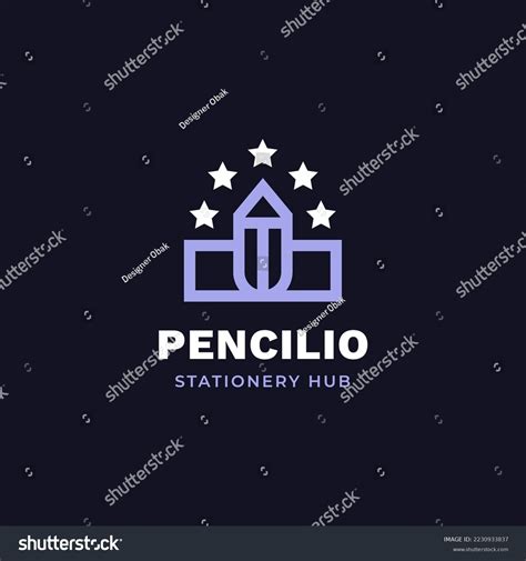 Stationery Store Logo Design Template Vector Stock Vector (Royalty Free) 2230933837 | Shutterstock