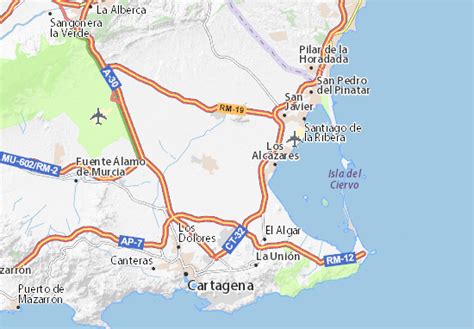 MICHELIN Mar Menor map - ViaMichelin