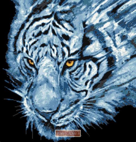 Tiger cross stitch kits | Yiotas XStitch