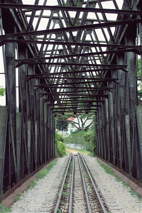 Free Images : track, railway, railroad, bridge, highway, vehicle, rail ...