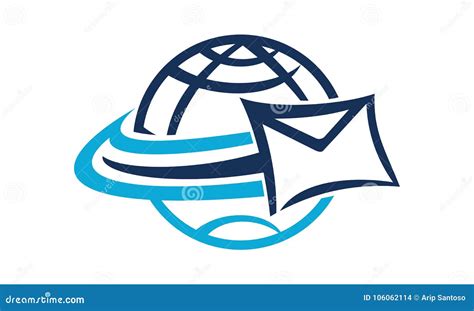 Email Marketing Logo Design Template Stock Vector - Illustration of ...