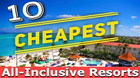 The Top 10 CHEAPEST ALL-INCLUSIVE Caribbean Resorts - YouTube