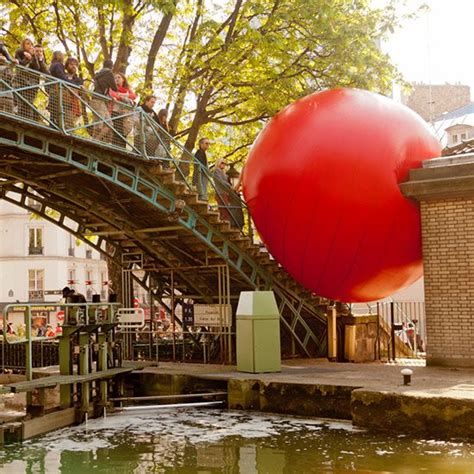 Montreal's Big Red Ball | Street art, Art and architecture, Public art