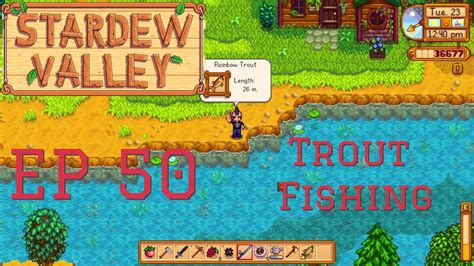 Stardew valley rainbow trout - tealadeg