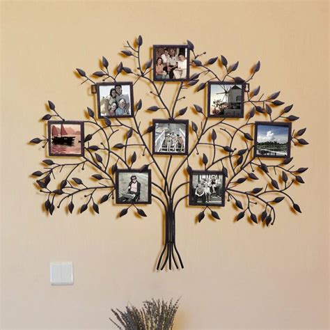 AdecoTrading 8 Opening Decorative Family Tree Wall Hanging Collage Picture Frame & Reviews | Wayfair