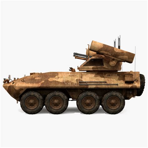 lav-ad air defense vehicle 3d model