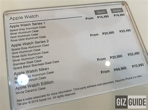 Apple Watch Series 1 And Series 2 Now In The Philippines, Price Starts At PHP 15490!