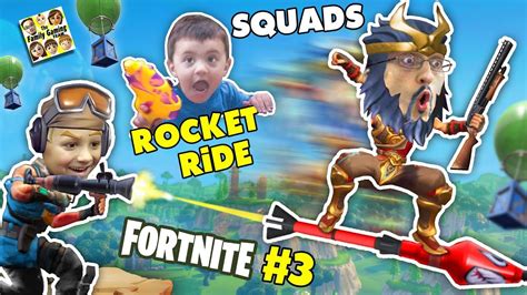 father son song FORTNITE #3! FGTEEV Down with the Pew SQUAD + Funny Moments, Traps, Rocket Ride ...