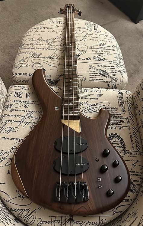 Sandberg Custom 4 String Bass - Natural Walnut | Reverb