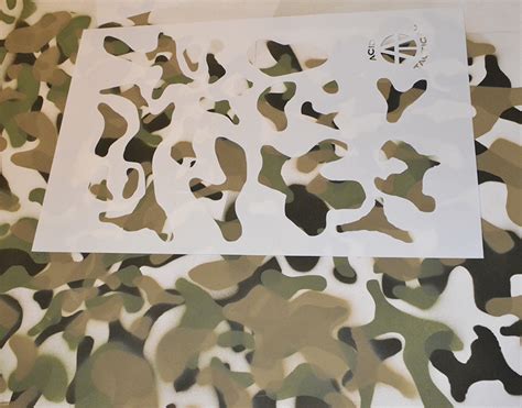 Cool Spray Paint Ideas That Will Save You A Ton Of Money: how to spray paint camouflage pattern