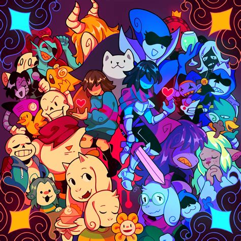 HAPPY BIRTHDAY UNDERTALE/DELTARUNE!!!💖(art by @GhostBento) : r/Deltarune