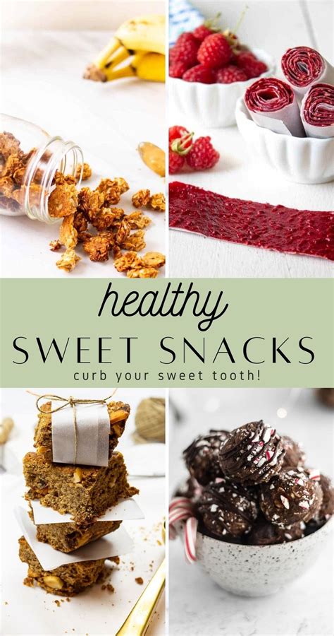 The Best Healthy Sweet Snacks - Healthy Snacks To Satisfy A Sweet Tooth