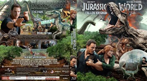 Jurassic World: Fallen Kingdom (2018) Blu-ray Custom Cover | Disenos de unas, Historia