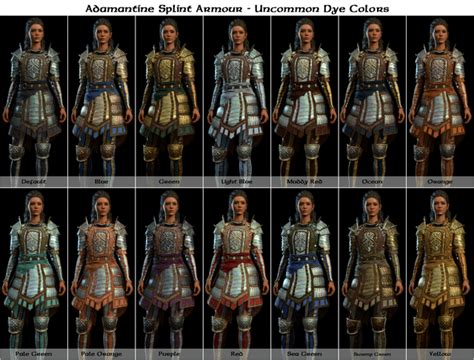 40 Dyes on Adamantine Splint Armour : r/BaldursGate3