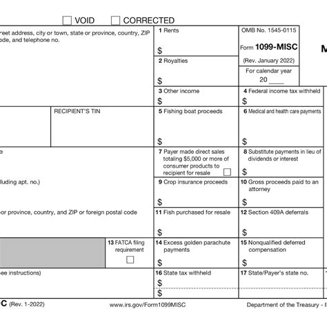 Irs 1099 Printable Form - Printable Forms Free Online