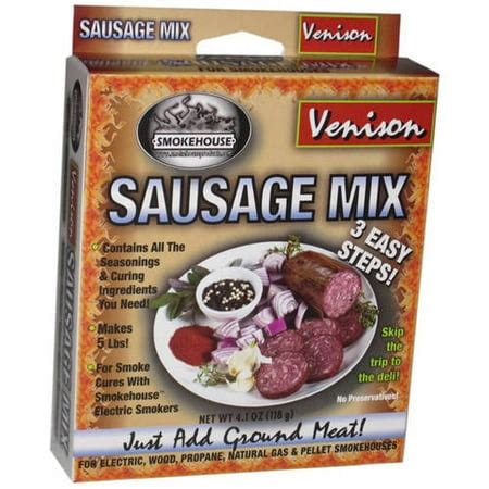 Smokehouse Venison Sausage Seasoning Mix - Walmart.com