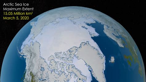 NASA SVS | Arctic Sea Ice Maximum 2020