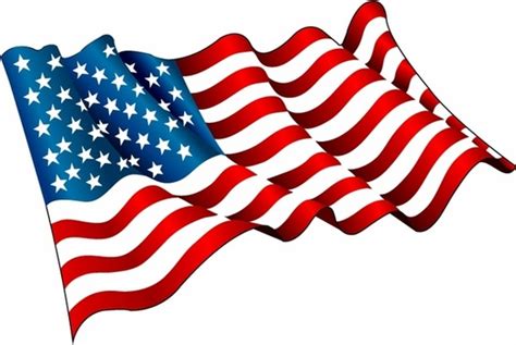 Waving American Flag Vector at GetDrawings | Free download