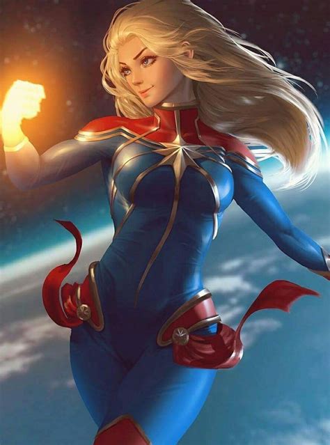 Super girl Captain Marvel (Carol Danvers): Marvel Comics character ...