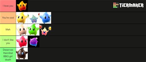 LUMA COLORS Tier List (Community Rankings) - TierMaker