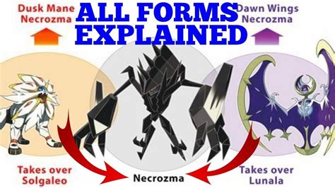 NECROZMA ALL FORMS EXPLAINED + NECROZMA Z-MOVE | POKEMON DUEL | - YouTube