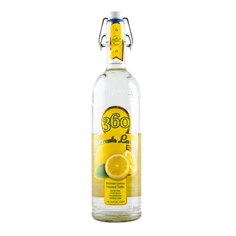 360 Vodka 360 Sorrento Lemon Vodka One L - The Hut Liquor Store