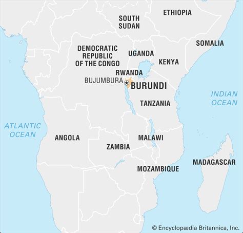 Where Is Burundi On A World Map - Kasey Matelda