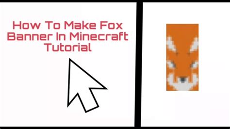 How To Make Fox Banner In | Minecraft - YouTube