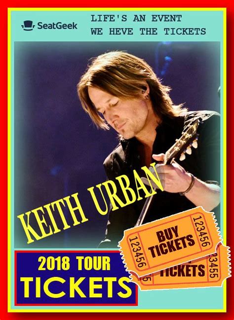 KEITH URBAN - The easiest way to buy concert tickets (seller – SeatGeek ...