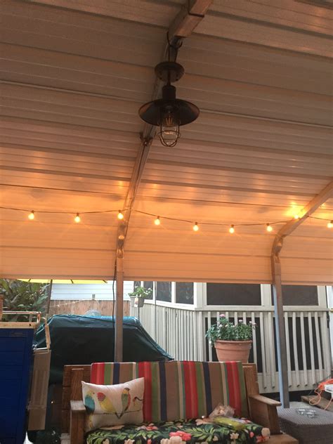 Pin on Spruce up your carport with outdoor string lights