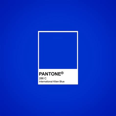 International Klein Blue Pantone | Blue Pantone international Klein ...