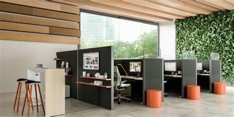 Answer Office Desk Free Standing & Front Privacy Panel | Steelcase | Privacy panels, Small ...