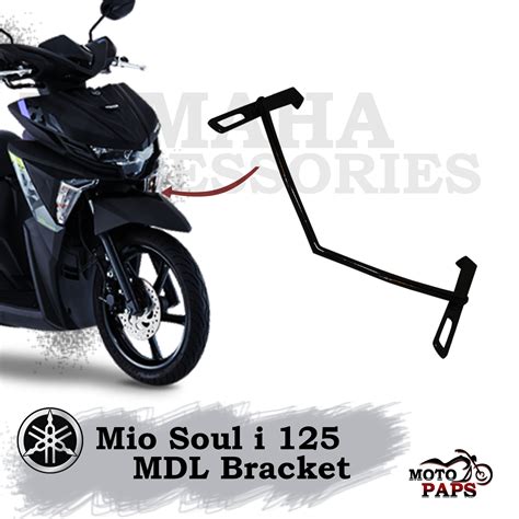 Yamaha Mio Soul i125 (MSI) MDL Bracket (Black Coated) / Mio Soul i125 ...