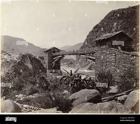 Bridge on the Ravi river near Chamba, Himachal Pradesh, India, Samuel ...